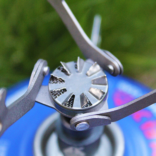 Compact portable camping stove burner